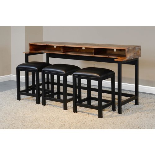 Sunny Designs 24” Stool W/Cushion Seat Sunny Designs 24” Stool W/Cushion Seat