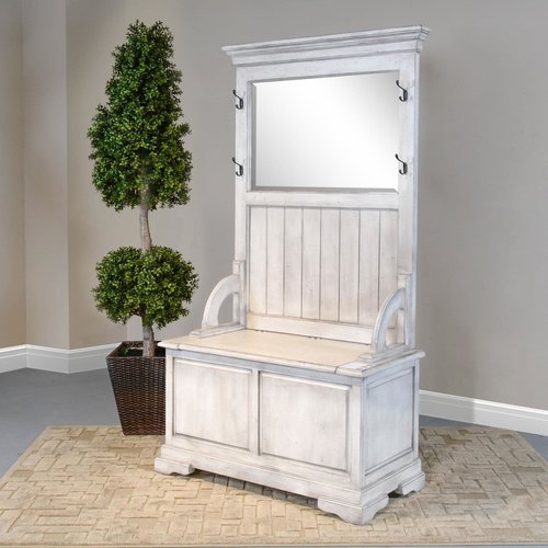 Sunny Designs Hall Tree W/Bench Storage-Top Sunny Designs Hall Tree W/Bench Storage-Top