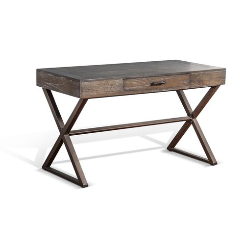 Sunny Designs Tyler Writing Desk W/Metal Base Sunny Designs Tyler Writing Desk W/Metal Base