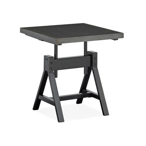 Magnussen Home Hartley Metal Square End Table Magnussen Home Hartley Metal Square End Table