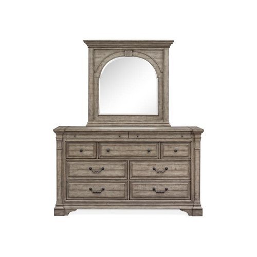Magnussen Home Milford Creek Wood Landscape Mirror Magnussen Home Milford Creek Wood Landscape Mirror