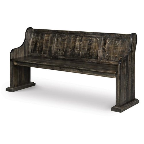 Magnussen Home Bellamy Wood Bench W/Back Magnussen Home Bellamy Wood Bench W/Back