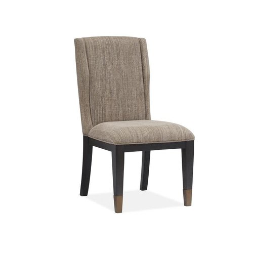 Magnussen Home Ryker Wood Uph Host Chair Magnussen Home Ryker Wood Uph Host Chair