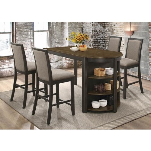 Coaster Allen Table with Shelves Coaster Allen Table with Shelves