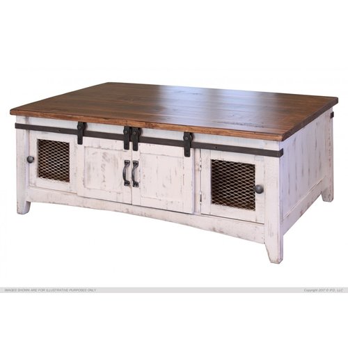 IFD Pueblo White Coffee Table IFD Pueblo White Coffee Table