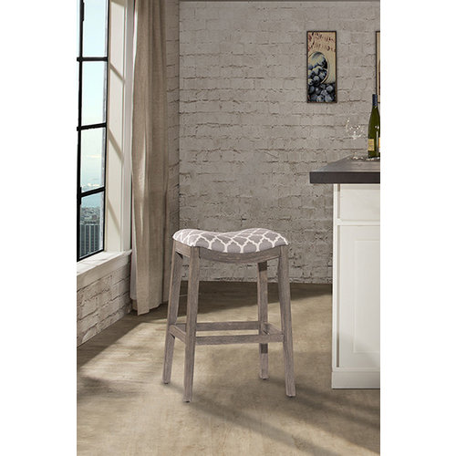 Hillsdale Sorella Non Swivel Backless Counter Height Stool - Gray Hillsdale Sorella Non Swivel Backless Counter Height Stool - Gray