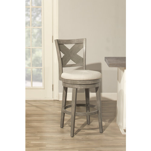 Hillsdale Sunhill Swivel Bar Height Barstool - Rustic Oak Hillsdale Sunhill Swivel Bar Height Barstool - Rustic Oak