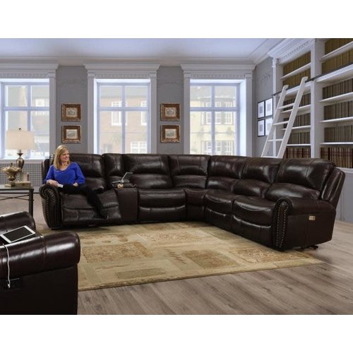 Behold Home Waverly Mahogany 6PC Power^2 Sectional Behold Home Waverly Mahogany 6PC Power^2 Sectional