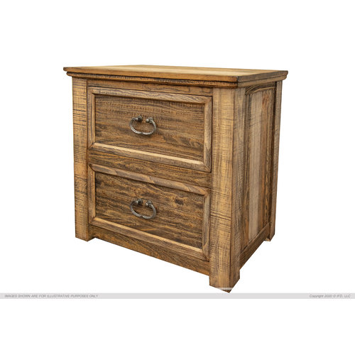 IFD Montana 2 Drawer Nightstand (Pine Wood) IFD Montana 2 Drawer Nightstand (Pine Wood)