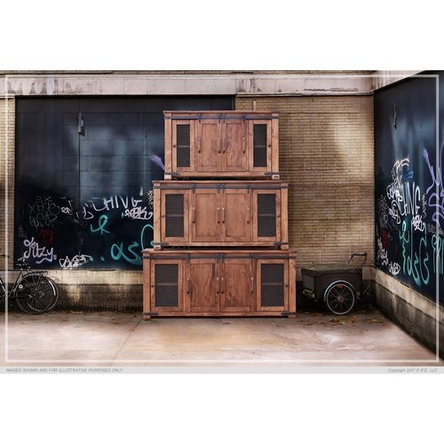 IFD Parota 60" Tv Stand w/ 4 Doors & Shelves IFD Parota 60" Tv Stand w/ 4 Doors & Shelves