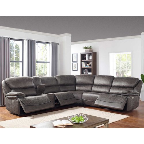 Steve Silver Co. Plaza 6-Piece Power Reclining Sectional Steve Silver Co. Plaza 6-Piece Power Reclining Sectional