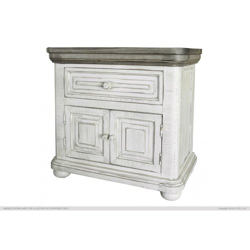 IFD Luna 1 Drawer, 2 Door Nightstand IFD Luna 1 Drawer, 2 Door Nightstand