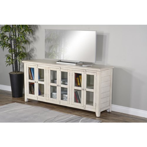 Sunny Designs 70" TV Console (White) Sunny Designs 70" TV Console (White)