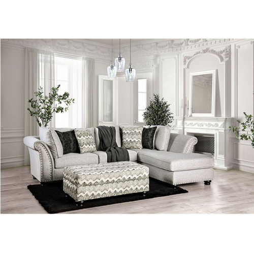 Furniture of America Pasquale Sectional w/ Chaise Furniture of America Pasquale Sectional w/ Chaise