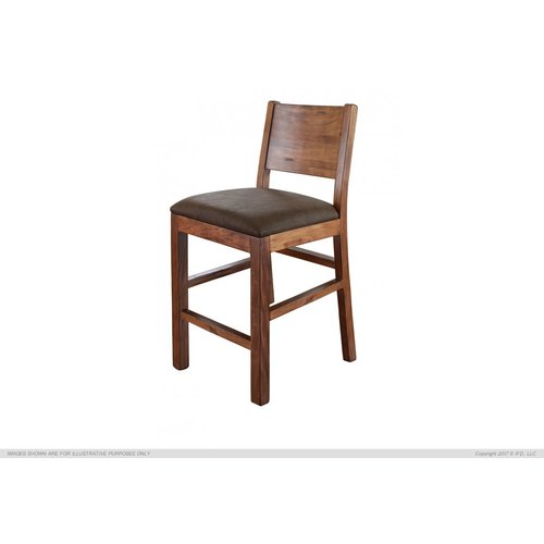 IFD 24" Parota Counter Height Barstool IFD 24" Parota Counter Height Barstool