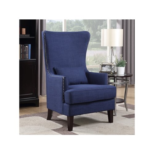 Elements Kori 724 Chair W/Chrome Nails Heirloom Blue Elements Kori 724 Chair W/Chrome Nails Heirloom Blue