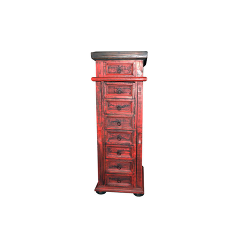 C4 Rustic Red Jewelry Chest C4 Rustic Red Jewelry Chest