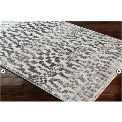 Surya Black and Light Gray 5X8 Rug Surya Black and Light Gray 5X8 Rug