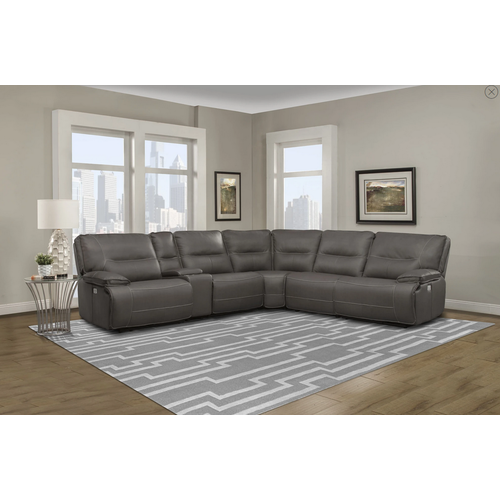 Parker House Spartacus Haze 6PC Dual Power Sectional Parker House Spartacus Haze 6PC Dual Power Sectional