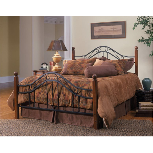 Hillsdale Complete Madison Queen Metal Bed (Textured Black) Hillsdale Complete Madison Queen Metal Bed (Textured Black)