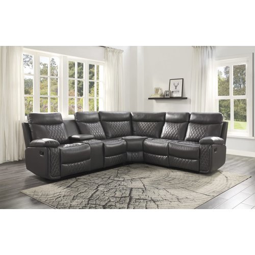 Homelegance Watson Gray 3PC Sectional Homelegance Watson Gray 3PC Sectional
