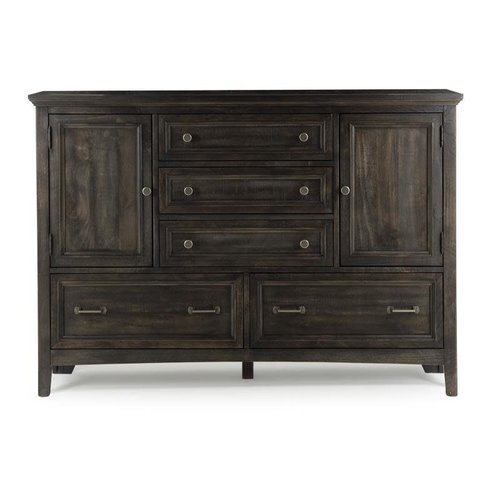 Magnussen Home Mill River Wood Drawer Dresser Magnussen Home Mill River Wood Drawer Dresser
