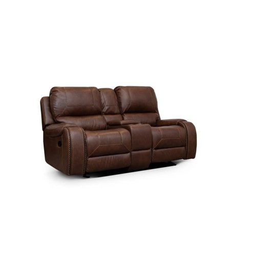 Homelegance Mycroft Glider Recliner Loveseat W/Console Homelegance Mycroft Glider Recliner Loveseat W/Console