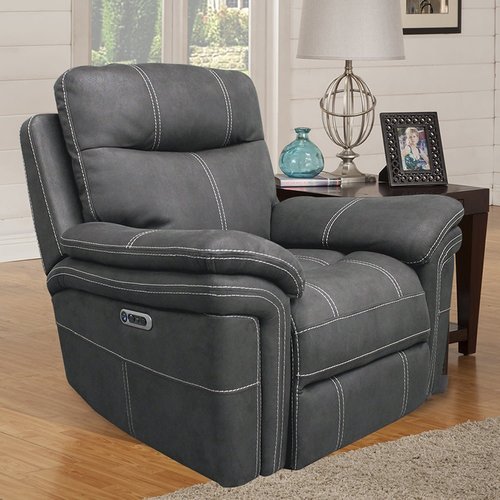 Parker House Mason Charcoal Dual Power Recliner Parker House Mason Charcoal Dual Power Recliner