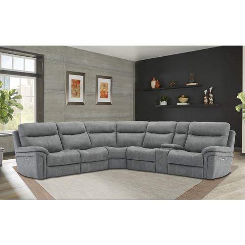 Parker House Mason Carbon 6pc Power Sectional Parker House Mason Carbon 6pc Power Sectional