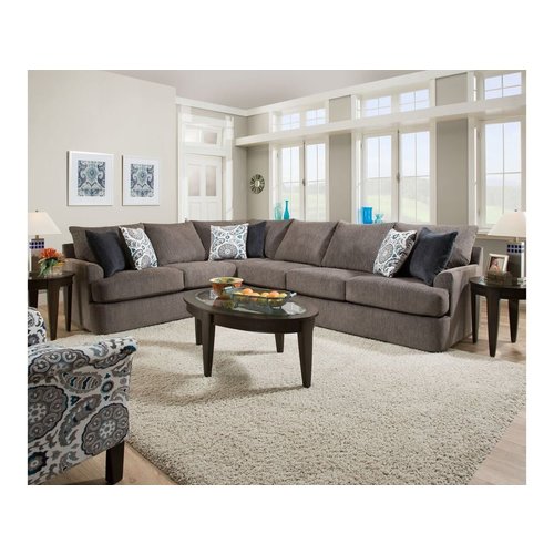 Lane Grand Stand Flannel 2PC Sectional Lane Grand Stand Flannel 2PC Sectional