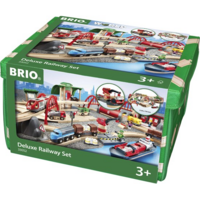 Deluxe Train Railway Set - 87 pcs