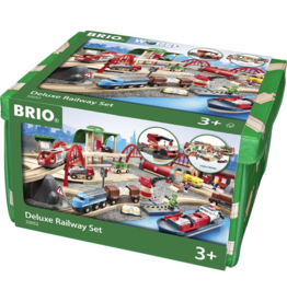 Brio Deluxe Train Railway Set - 87 pcs