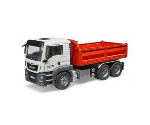 bruder man tgs construction dump truck