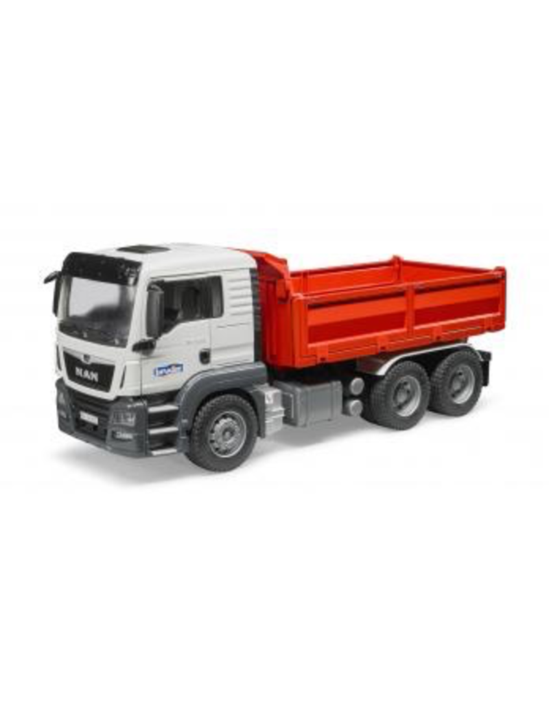 bruder man tgs construction dump truck