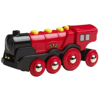 Mighty Red Train Locomotive