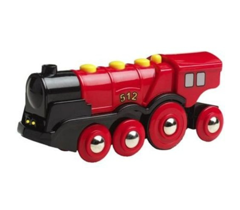 Mighty Red Train Locomotive
