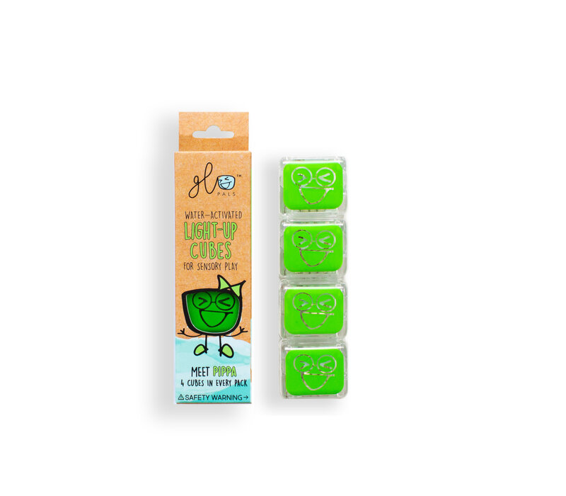 Light Up Cube: Green Pippa