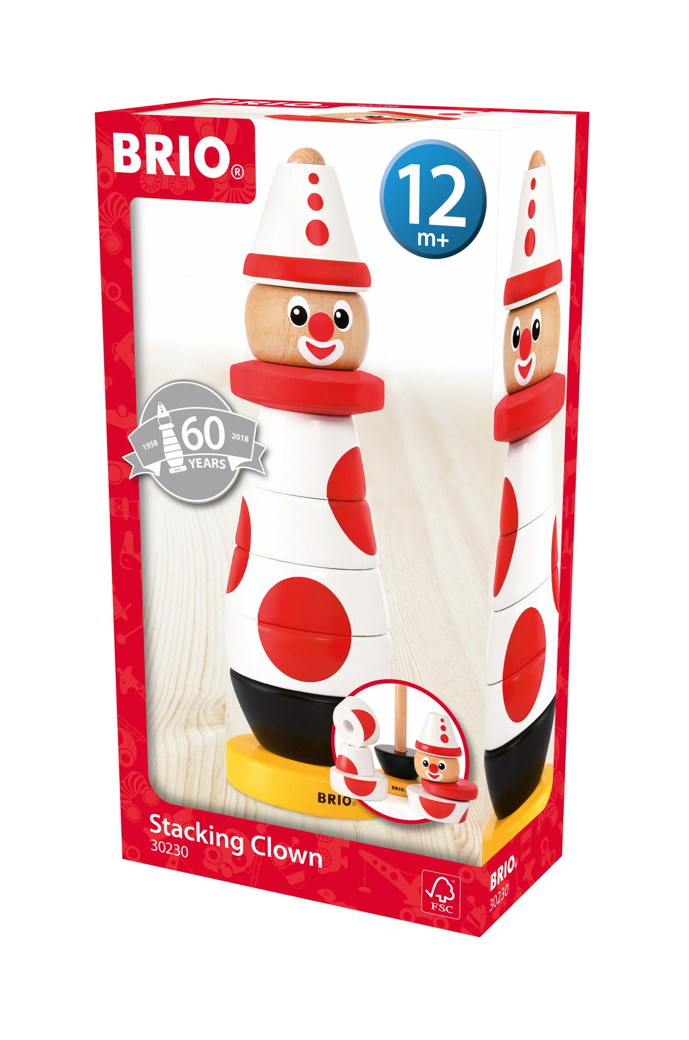 brio stacking clown