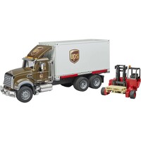 MACK Granite UPS logistcs truck w forklift