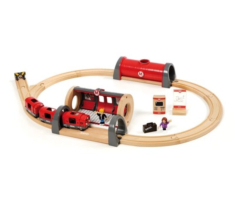 Metro Train Railway Set