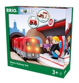Brio Metro Train Railway Set
