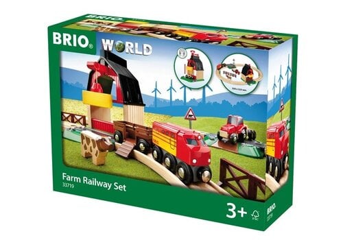 Brio Farm Train Railway Set