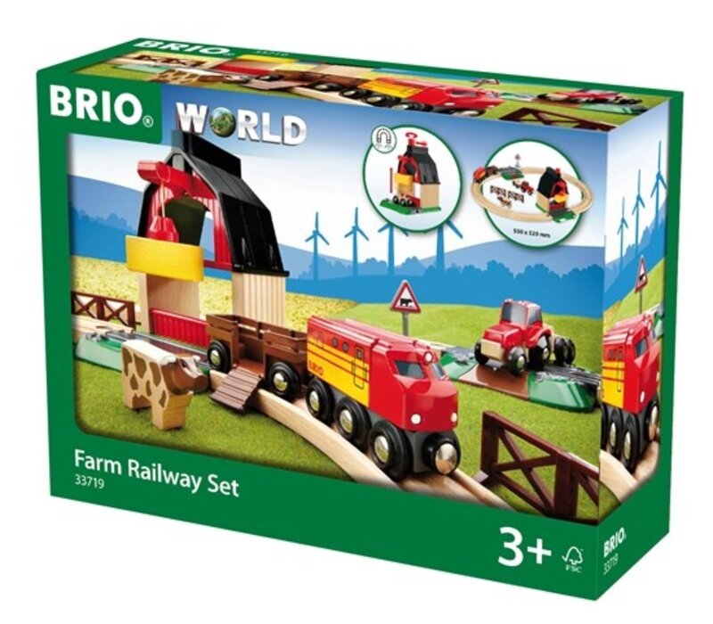 Farm Train Railway Set