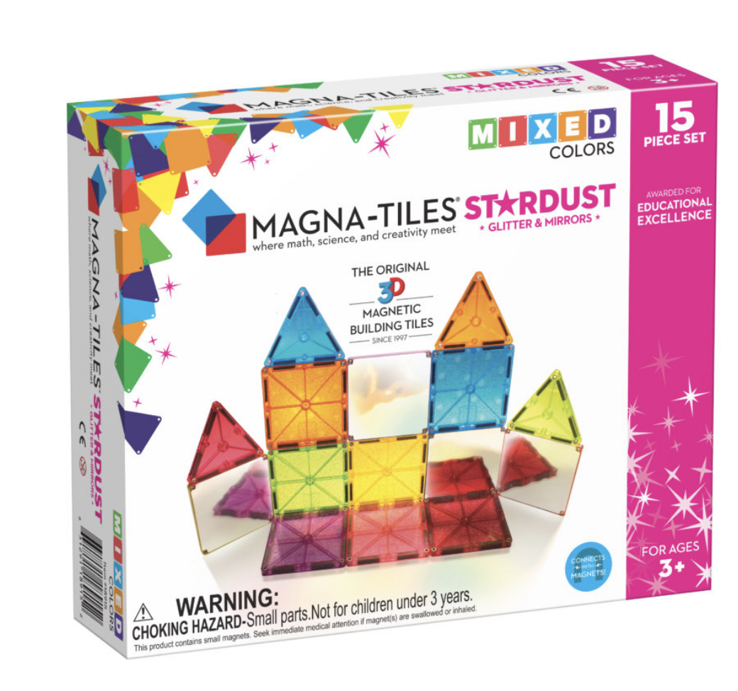 Magnatiles: Stardust 15 pc - Tiddlywinks Toys And Games