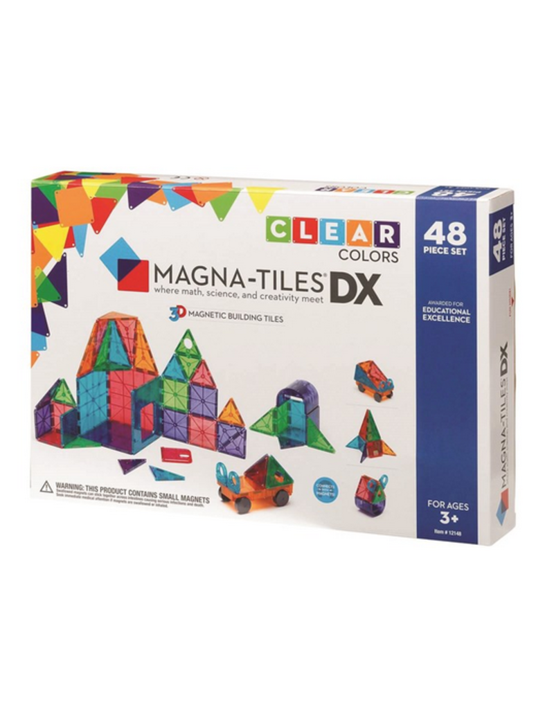 Magnatiles Magnatiles: Clear Colors - 48 pcs
