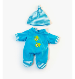 Miniland Newborn Doll Clothes:  Blue Pajama