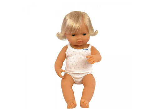 Miniland Baby Doll: Caucasian Girl