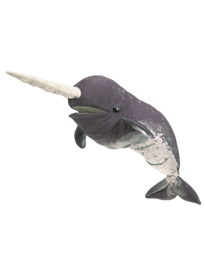 Folkmanis Hand Puppet: Narwhal