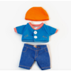 Miniland Baby Doll Clothes: Mild Weather Jean Set