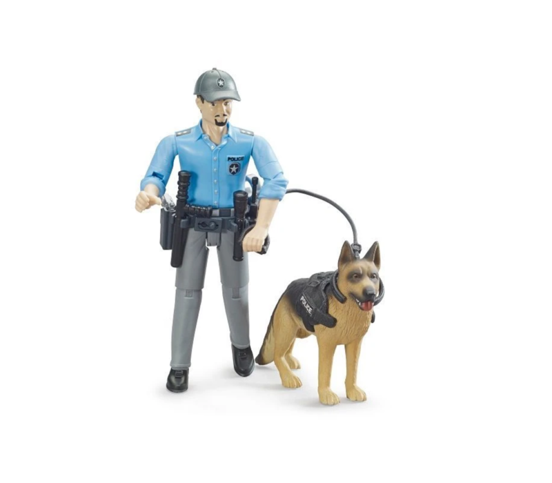 Policeman with Dog